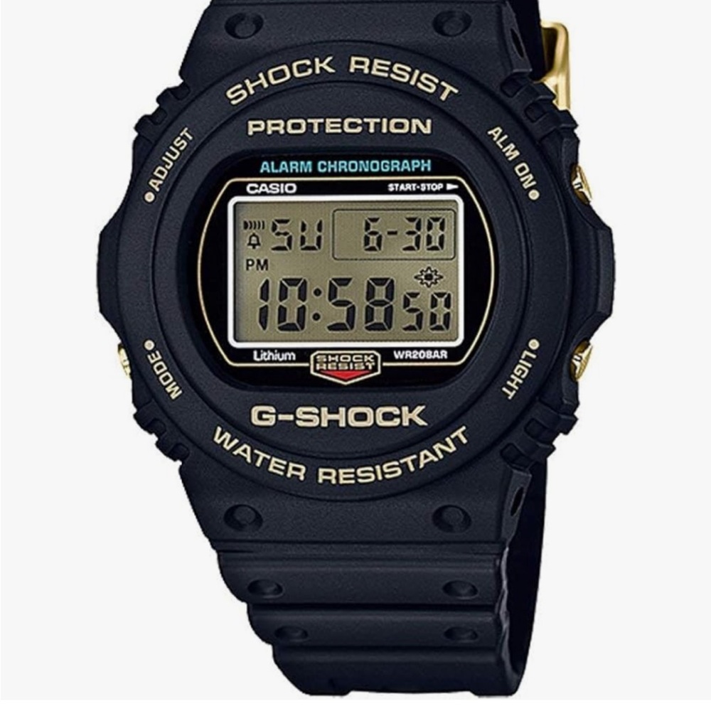 Casio Black Smartwatch with Rugged Design